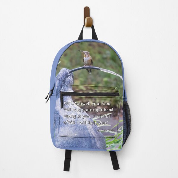 Item preview, Isaiah 41:13 I Will Help You - Hummingbird Photograph designed and sold by InsprtnlArtbyDP.