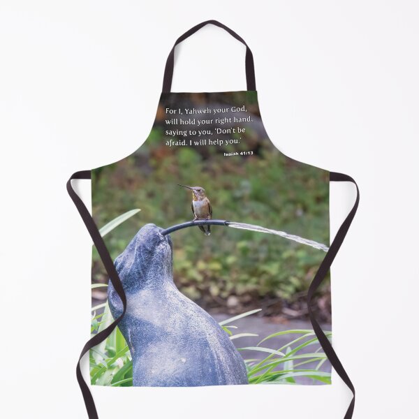 Item preview, Isaiah 41:13 I Will Help You - Hummingbird Photograph designed and sold by InsprtnlArtbyDP.