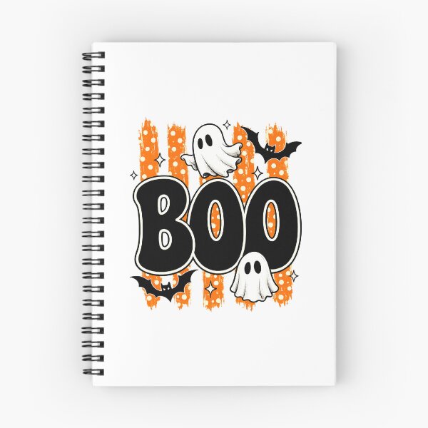 Item preview, BOO Spooky Striped Halloween Ghost Coquette Halloween designed and sold by wansilastomi.
