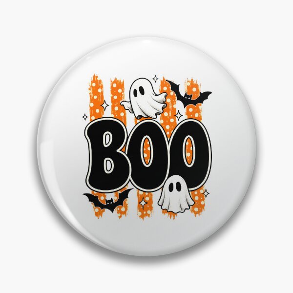 Item preview, BOO Spooky Striped Halloween Ghost Coquette Halloween designed and sold by wansilastomi.