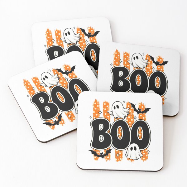 Item preview, BOO Spooky Striped Halloween Ghost Coquette Halloween designed and sold by wansilastomi.