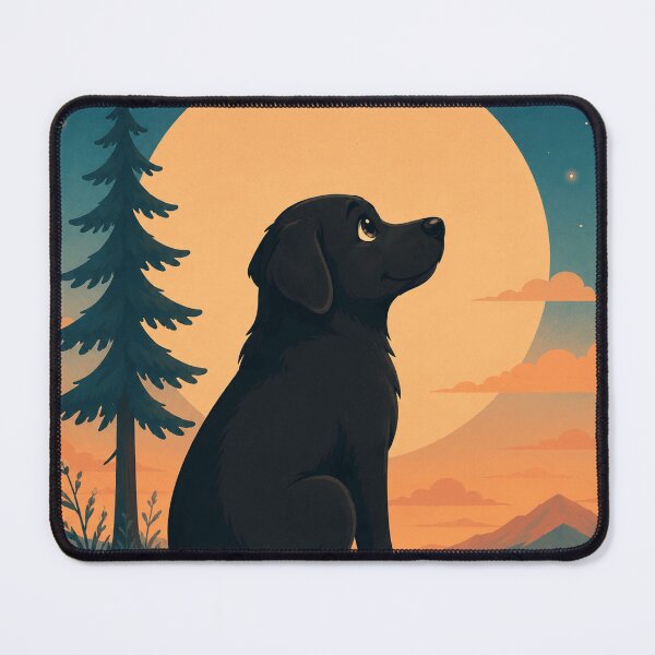 Item preview, Golden Moon Labrador – Labrador Under the Golden Moon designed and sold by Goodthingstree.