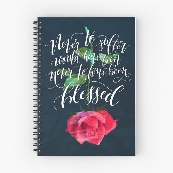 Item preview, Edgar Allan Poe Quote With Rose Calligraphy | Dark Academia Variant designed and sold by Whim & Verse Studio.