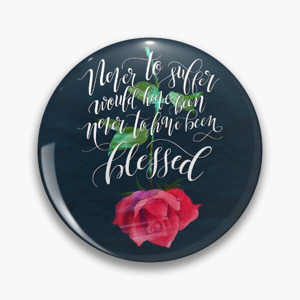 Item preview, Edgar Allan Poe Quote With Rose Calligraphy | Dark Academia Variant designed and sold by Whim & Verse Studio.