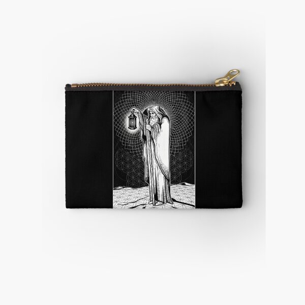 Item preview, The Hermit Tarot Sacred Geometry Art designed and sold by Mystikos Art.