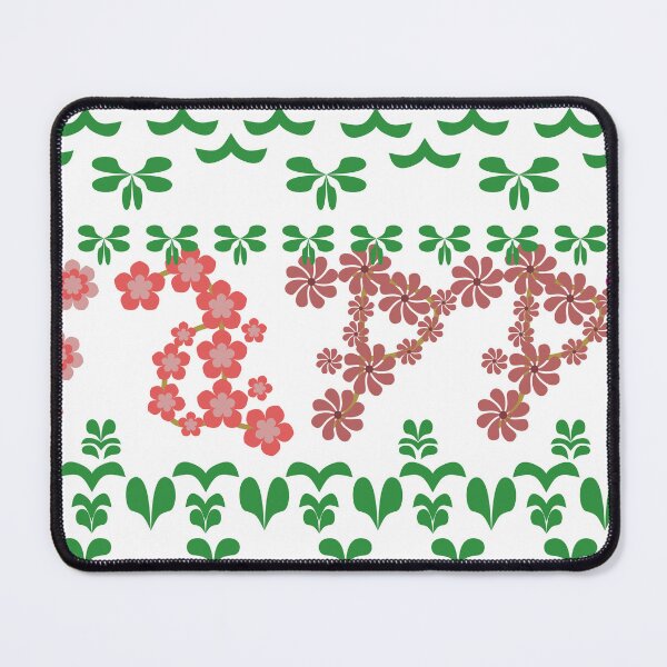 Item preview, Colorful Floral Vine and Leaf Decorative Seamless Pattern on White Background designed and sold by Ei-Ei.