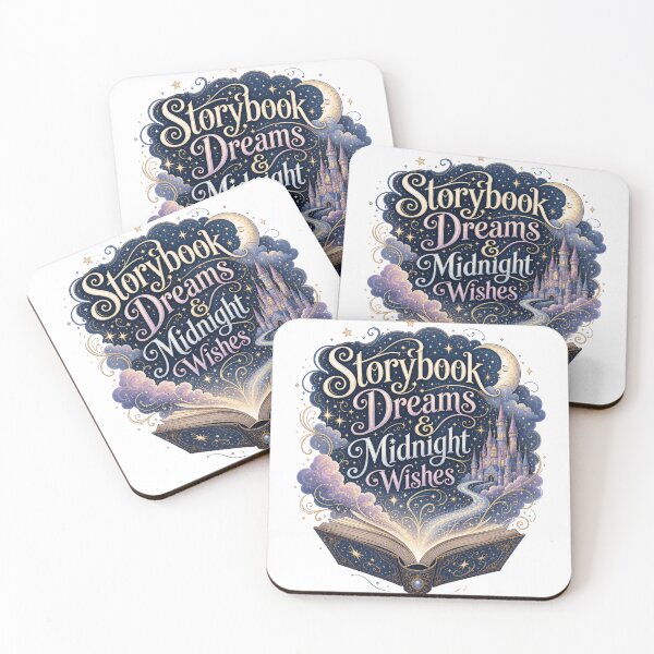 Item preview, Storybook Dreams & Midnight Wishes | Whimsical Fantasy Typography T-Shirt designed and sold by rushaib.