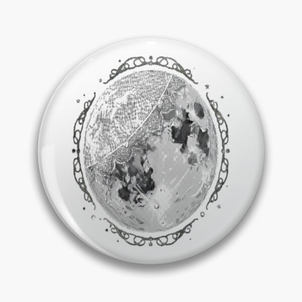 Item preview, Gothic Lace Moon – Dark Fantasy Celestial Design designed and sold by Midnight Veil Designs.