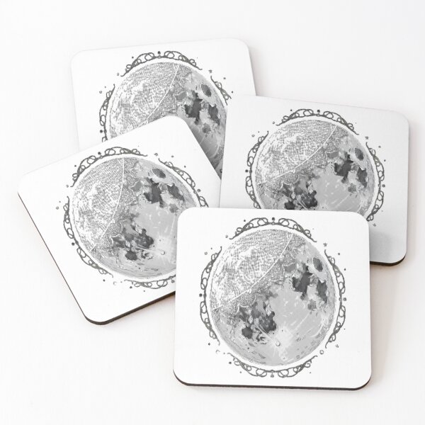 Item preview, Gothic Lace Moon – Dark Fantasy Celestial Design designed and sold by Midnight Veil Designs.