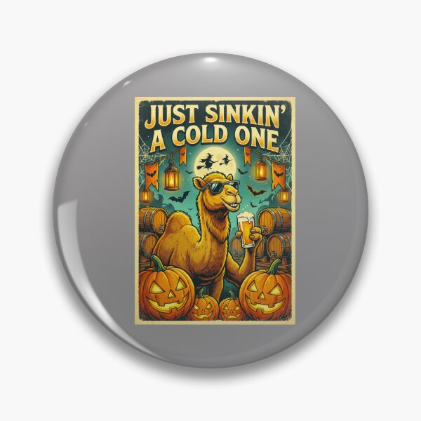 Item preview, Spooky Camel Beer Night – Halloween Just Sinkin' a Cold One – Funny Beer T-Shirt designed and sold by Grang Art Artistic Designs.