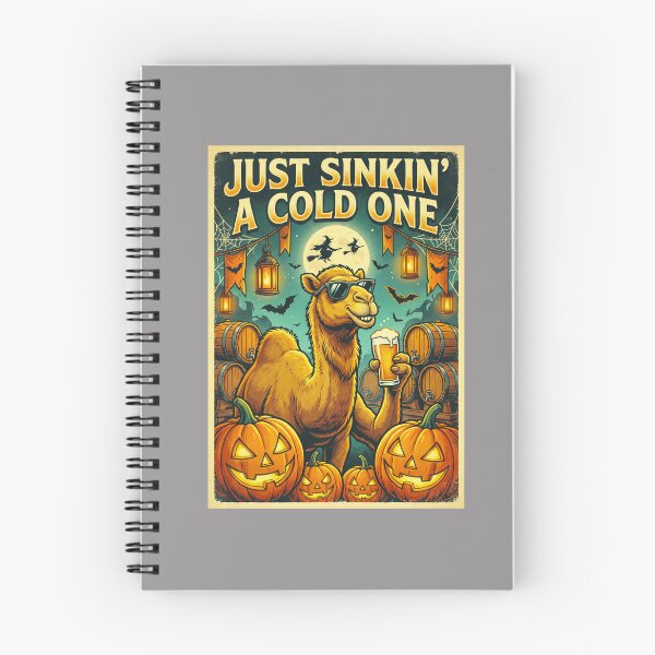 Item preview, Spooky Camel Beer Night – Halloween Just Sinkin' a Cold One – Funny Beer T-Shirt designed and sold by Grang Art Artistic Designs.