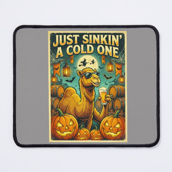 Item preview, Spooky Camel Beer Night – Halloween Just Sinkin' a Cold One – Funny Beer T-Shirt designed and sold by Grang Art Artistic Designs.