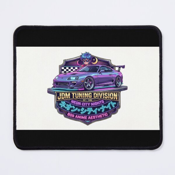 Item preview, Retro 80s Anime JDM Tuner Car Cyberpunk City designed and sold by eihabo.