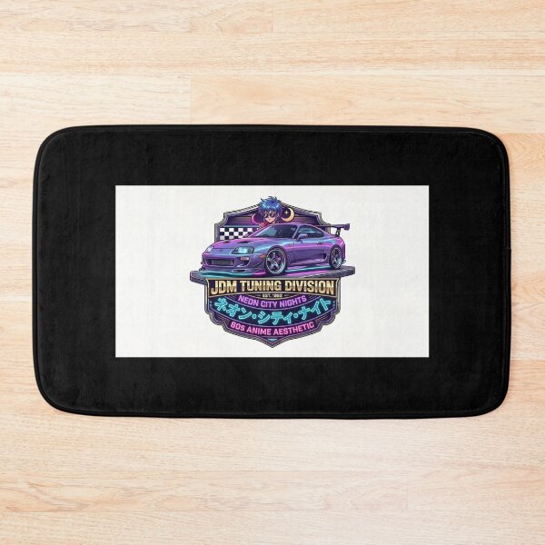 Item preview, Retro 80s Anime JDM Tuner Car Cyberpunk City designed and sold by eihabo.