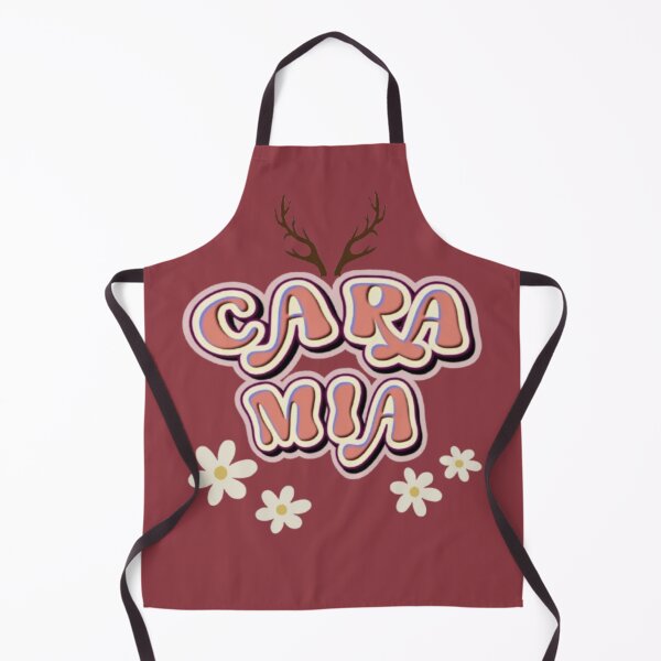 Item preview, Cara Mia Italian My Beloved Retro Groovy Typography Art designed and sold by Miheerala.