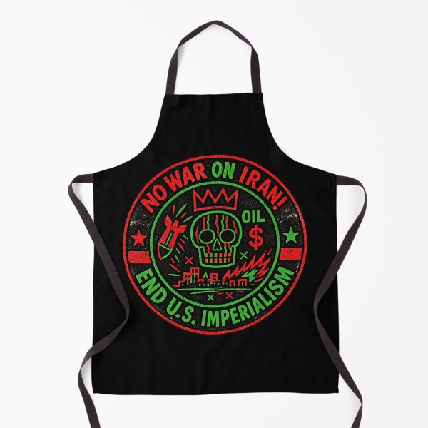 Item preview, No War on Iran! End U.S. Imperialism (Tribe Version) designed and sold by DIRTYDUNNZ.
