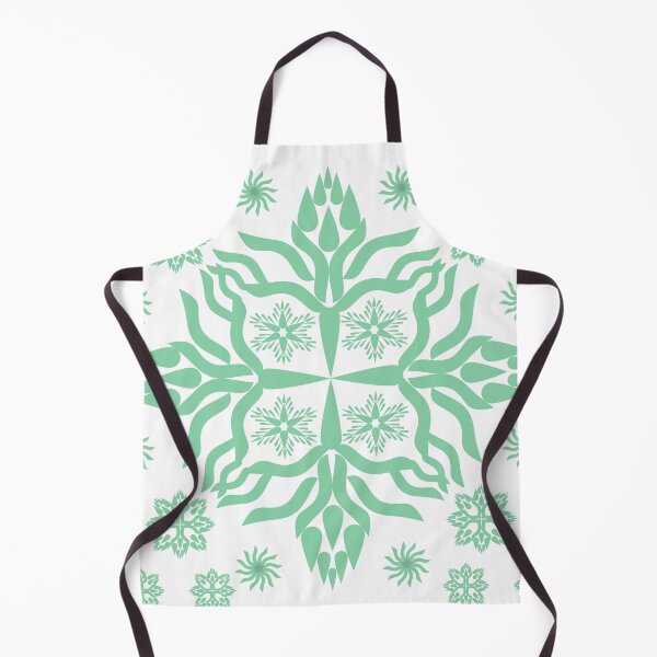 Item preview, Mint Green Ornamental Floral Medallion Seamless Pattern on White Background designed and sold by Ei-Ei.