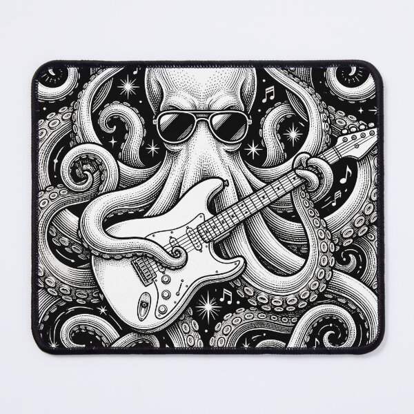 Item preview, Rock And Roll Octopus Guitarist Musician Ocean Lover designed and sold by Doodleoub.