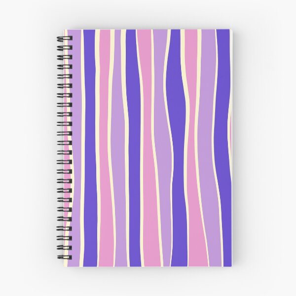 Item preview, Imperfect stripe- Pink, purple and blue designed and sold by Pattern Petals.