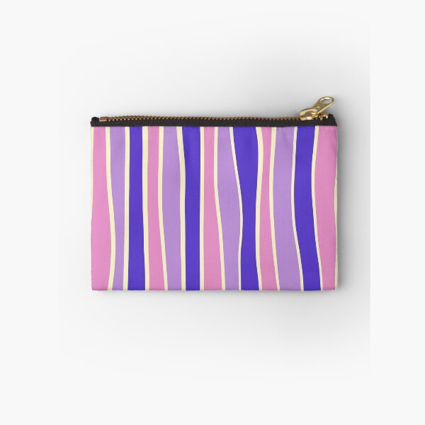 Item preview, Imperfect stripe- Pink, purple and blue designed and sold by Pattern Petals.