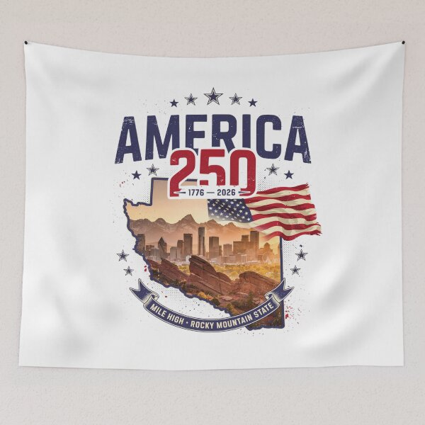 Item preview, America 250 Denver Colorado Mile High Rocky Mountain Shirt v2 designed and sold by DarylWelsh2024.