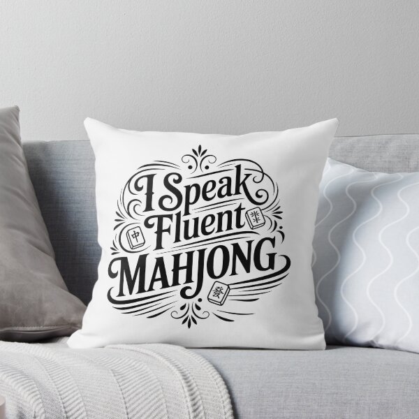 Item preview, I Speak Fluent Mahjong designed and sold by designclub.
