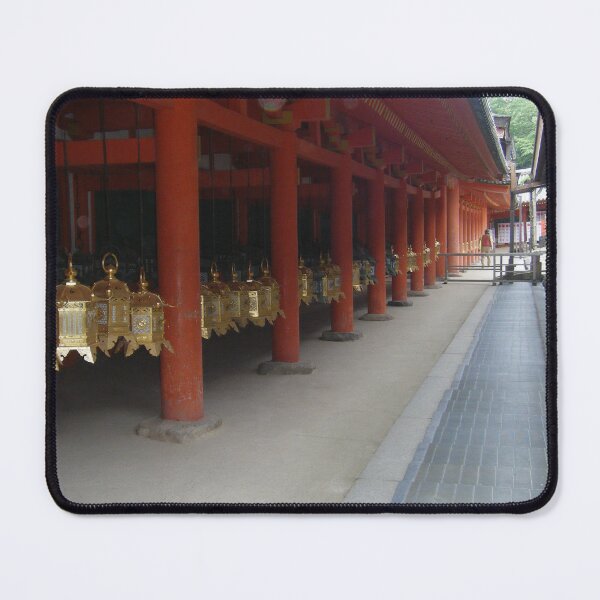 Item preview, Japanese Shrine Corridor with Hanging Lanterns designed and sold by KaleChub.