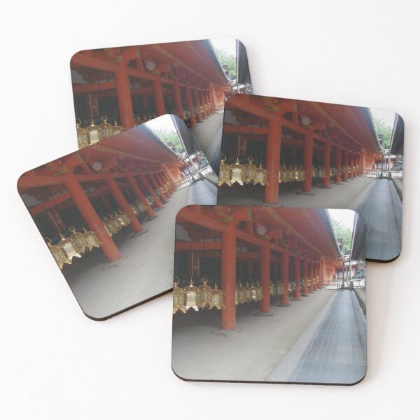 Item preview, Japanese Shrine Corridor with Hanging Lanterns designed and sold by KaleChub.