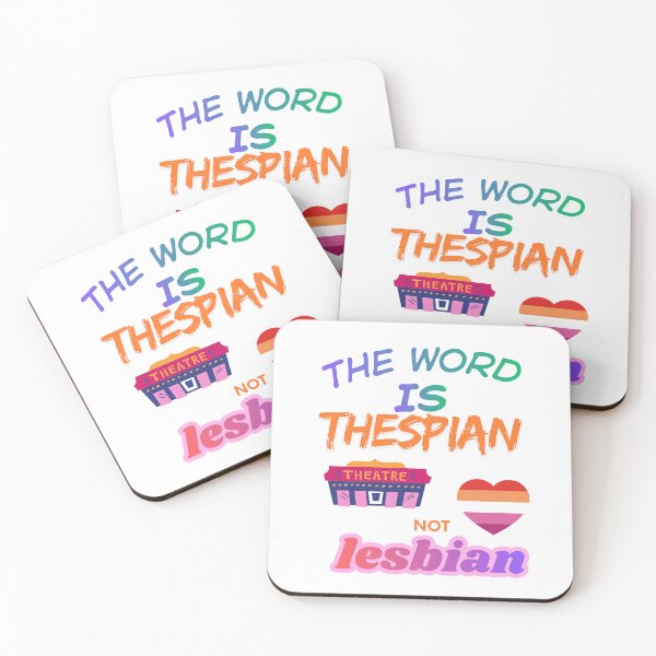 Item preview, Thespian not Lesbian designed and sold by Enby-Gurl.