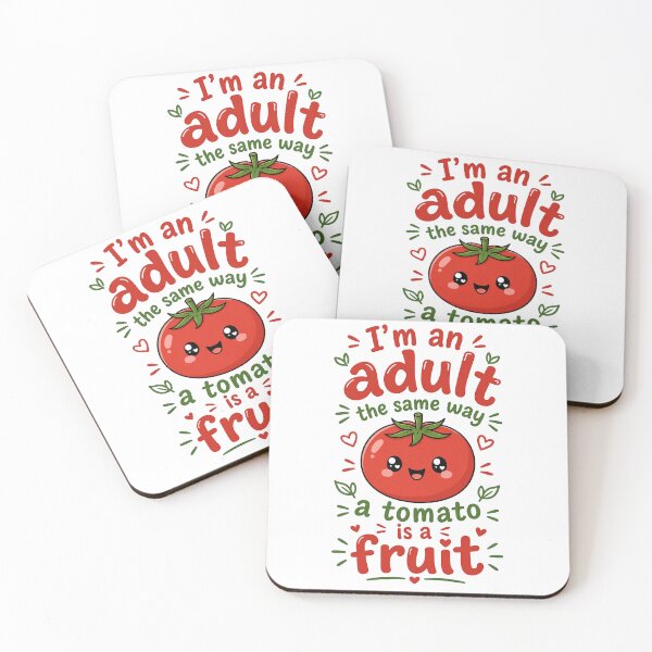 Item preview, Adulting Like a Tomato designed and sold by SecondStarLLC.