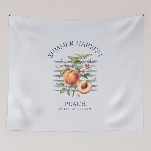 Item preview, Summer Harvest – Peach Tropical Design designed and sold by Sea Gem.