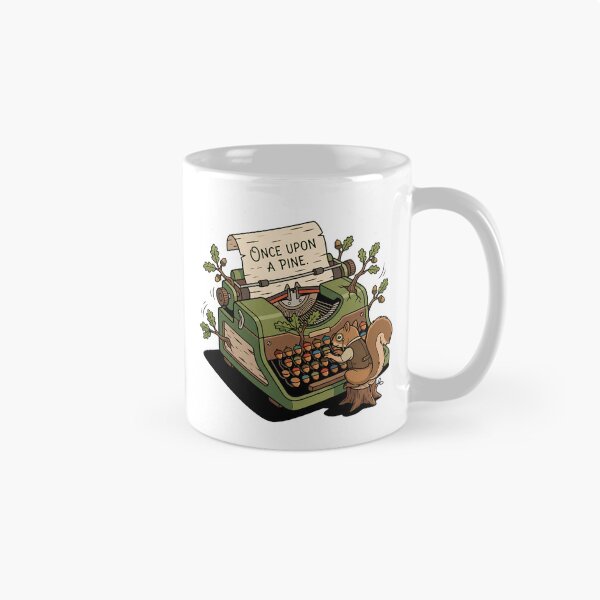 Item preview, Whimsical Storytelling Squirrel Writing A Pine Tale designed and sold by Rare By Hero.