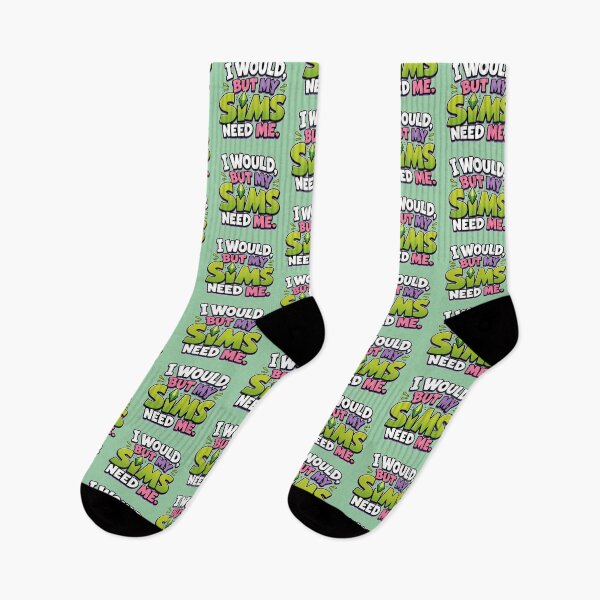 Item preview, I Would, But My Sims Need Me – Funny Gamer Gaming Saying - For the Sims 4 Gamer designed and sold by TheStephanieRome.