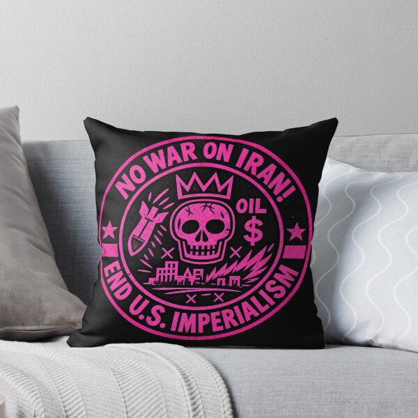 Item preview, No War on Iran! End U.S. Imperialism (Pink Version) designed and sold by DIRTYDUNNZ.