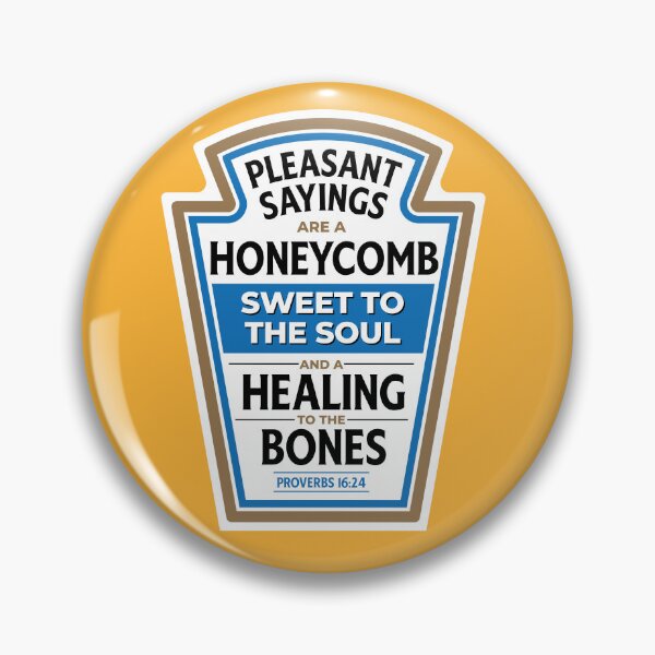 Item preview, Pleasant Sayings Are a Honeycomb – Proverbs 16:24 | JW designed and sold by Whim & Verse Studio.