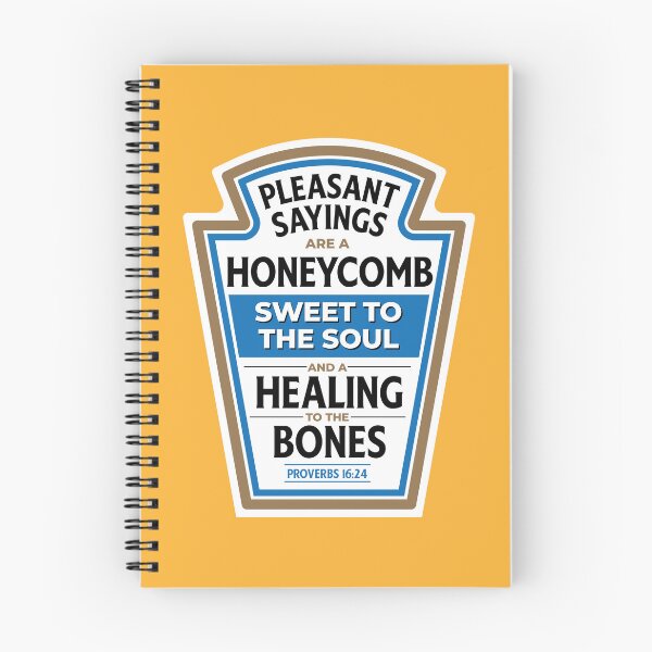 Item preview, Pleasant Sayings Are a Honeycomb – Proverbs 16:24 | JW designed and sold by Whim & Verse Studio.
