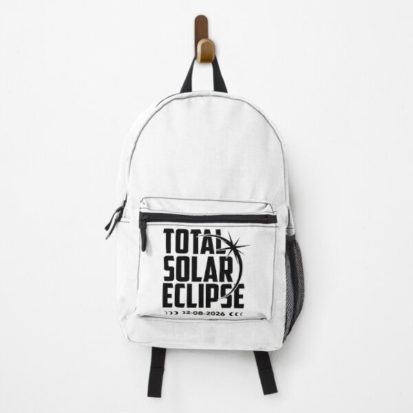 Item preview, 2026 08 02 Total Solar Eclipse – Minimal Sun and Moon Silhouette Design designed and sold by EmeraldeaArt.