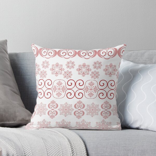 Item preview, Vintage Pink Ornamental Floral Scroll Seamless Pattern designed and sold by Ei-Ei.