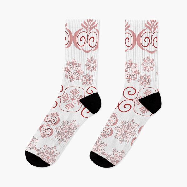 Item preview, Vintage Pink Ornamental Floral Scroll Seamless Pattern designed and sold by Ei-Ei.
