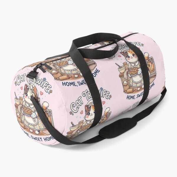 Item preview, Cat chubby Tradwife: Home Sweet Home Calico Baker designed and sold by CuteKats.