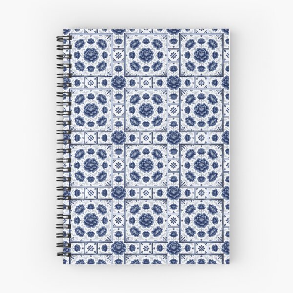 Item preview, Blue Floral Portuguese Azulejo Tile Pattern designed and sold by HappyOops.