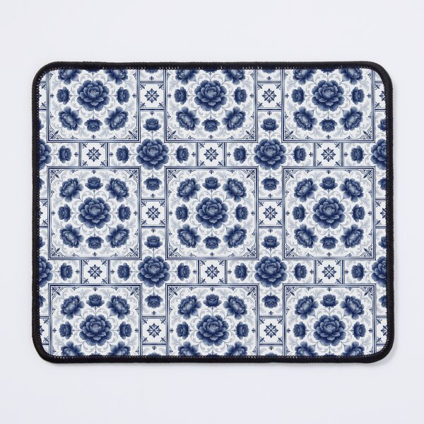 Item preview, Blue Floral Portuguese Azulejo Tile Pattern designed and sold by HappyOops.