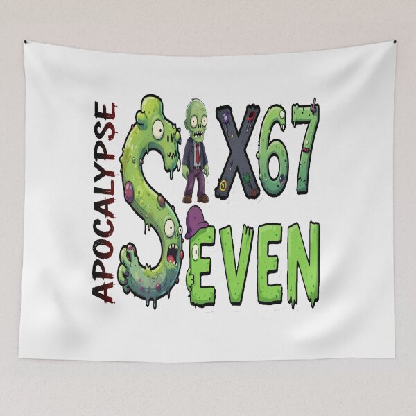 Item preview, Funny 67 Six Seven Apocalypse 67 Zombie! designed and sold by Giulivo Store Graphic.