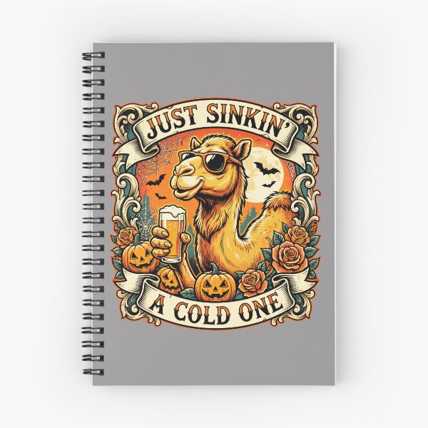 Item preview, Halloween Camel Sunglasses & Beer – Just Sinkin' a Cold One – Funny Beer T-Shirt designed and sold by Grang Art Artistic Designs.