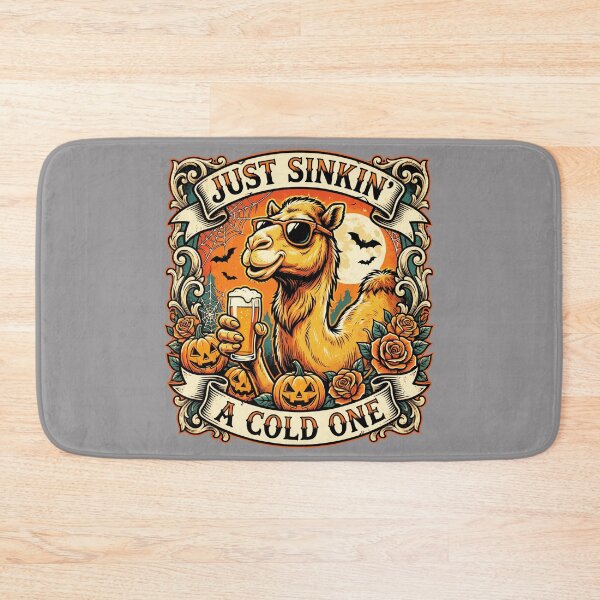 Item preview, Halloween Camel Sunglasses & Beer – Just Sinkin' a Cold One – Funny Beer T-Shirt designed and sold by Grang Art Artistic Designs.