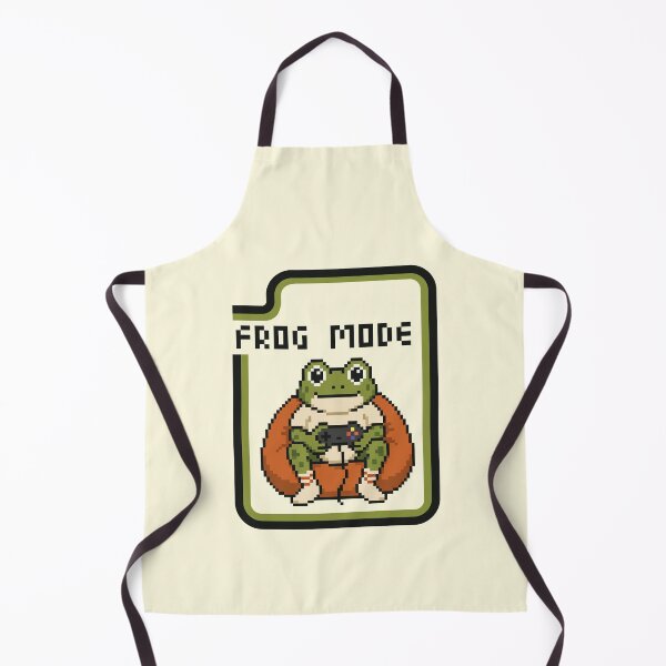 Item preview, Frog Mode Retro Pixel Art Gamer Frog designed and sold by CamaleonDesigns.