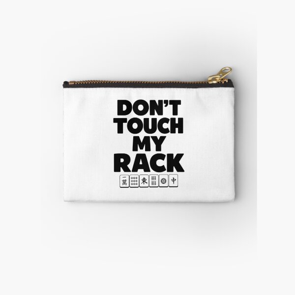 Item preview, Don't Touch My Rack Mahjong Funny Mahjong designed and sold by designclub.