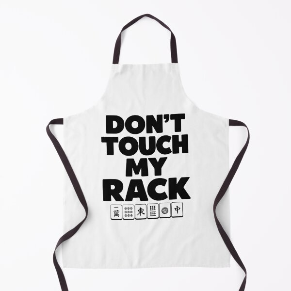 Item preview, Don't Touch My Rack Mahjong Funny Mahjong designed and sold by designclub.