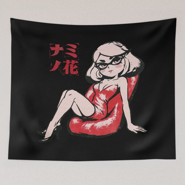 Item preview, Elegant Lounging Lady Red Dress Comic Print designed and sold by EdvvinStudios.