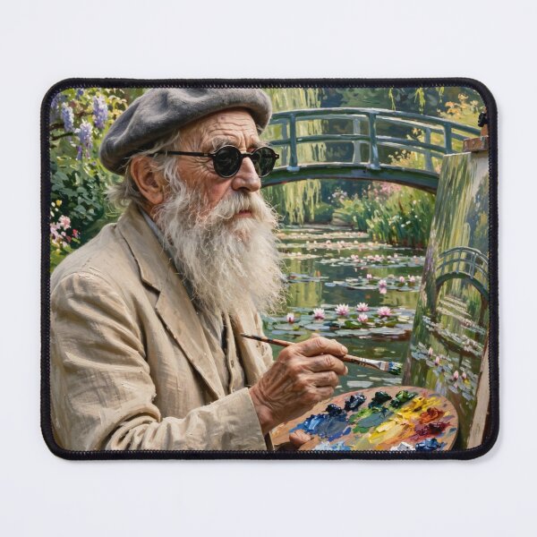 Item preview, Light Hunter - Painter at Water Lily Pond designed and sold by Surviving Monday Club.